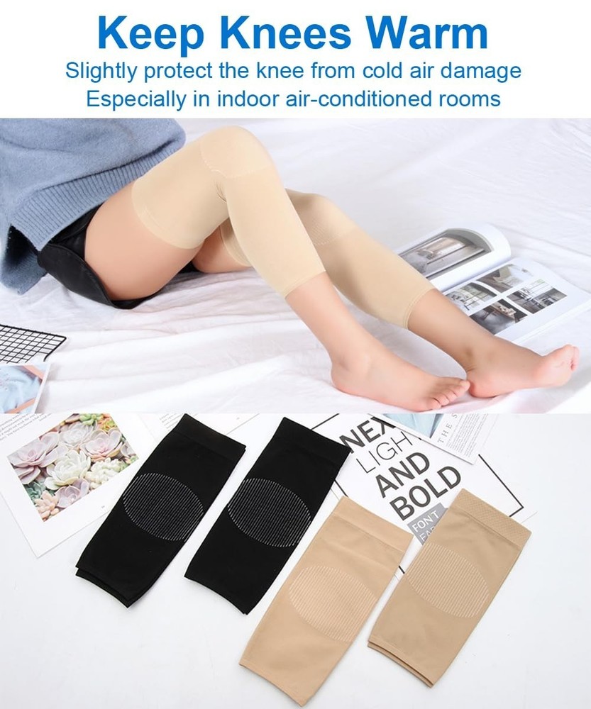 Thin Compression Knee Sleeves - Versatile Pain Relief for Active Lifestyles