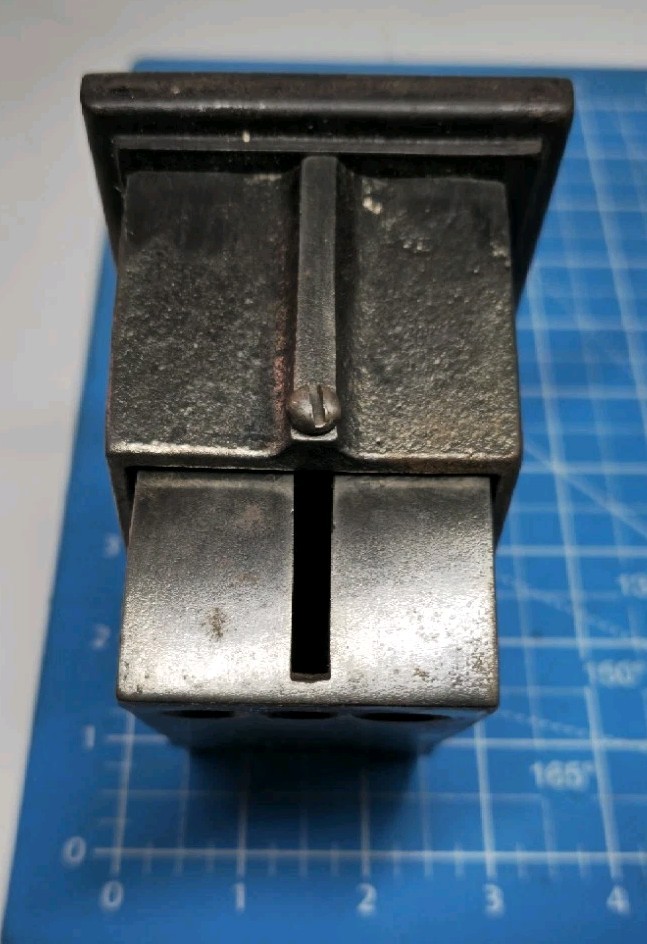 Antique Tabletop Cigar Cutter Three Hole Sizes Man Cave Home Bar Works Great