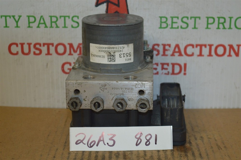 2018 Buick Regal ABS PUMP MODULE CONTROL 84315513 UNIT 881-26A3