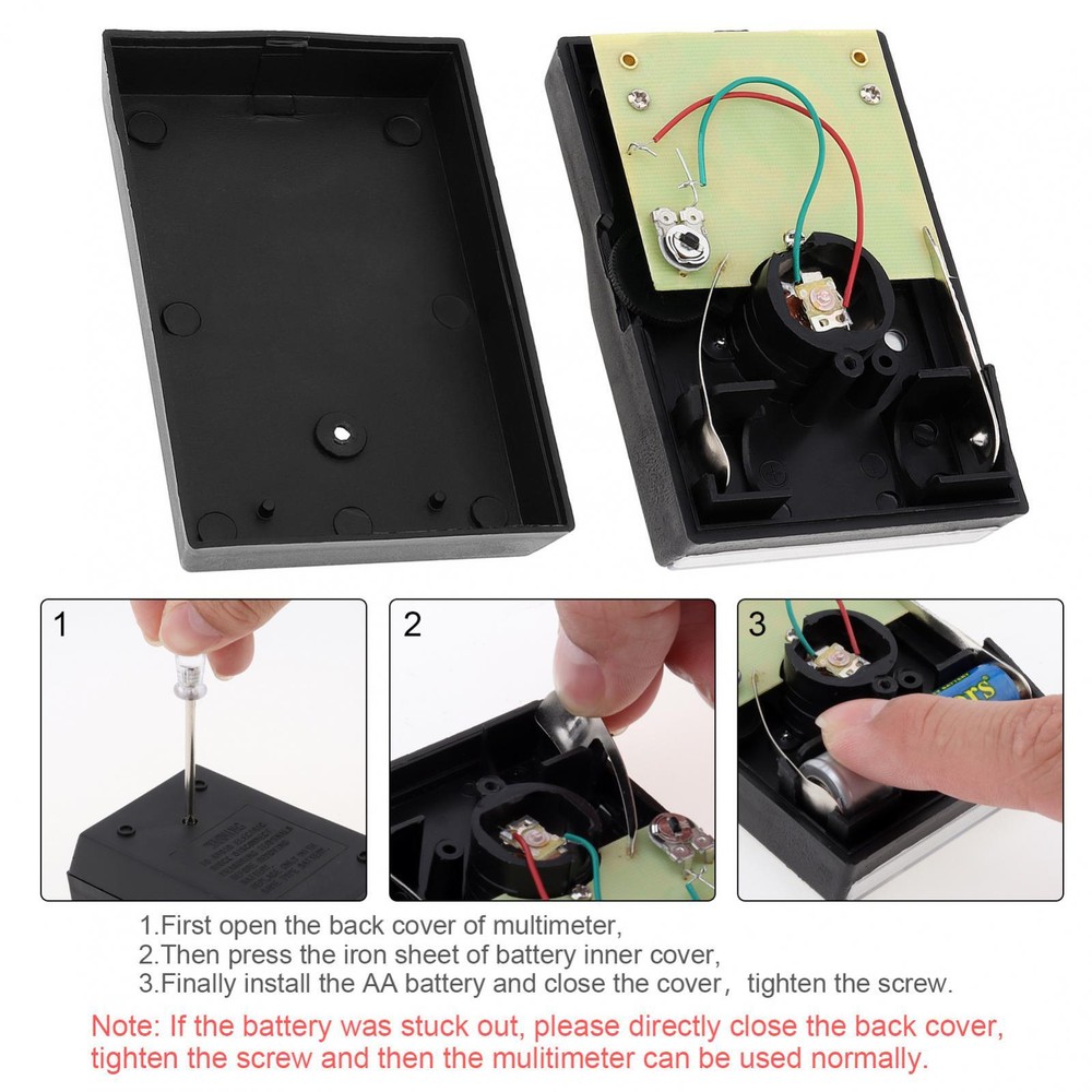 AC DC Voltage Analog Pointer Volt Meters and Multimeters Testing Instrument