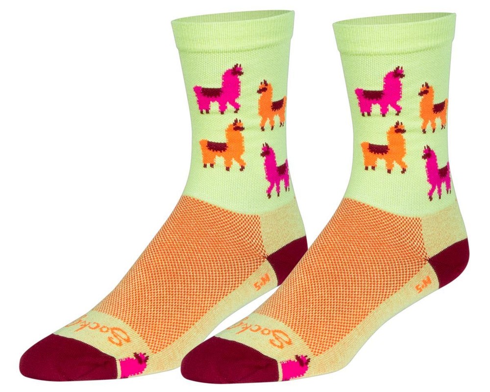 Sockguy 6" Socks (Mo' Llamas)