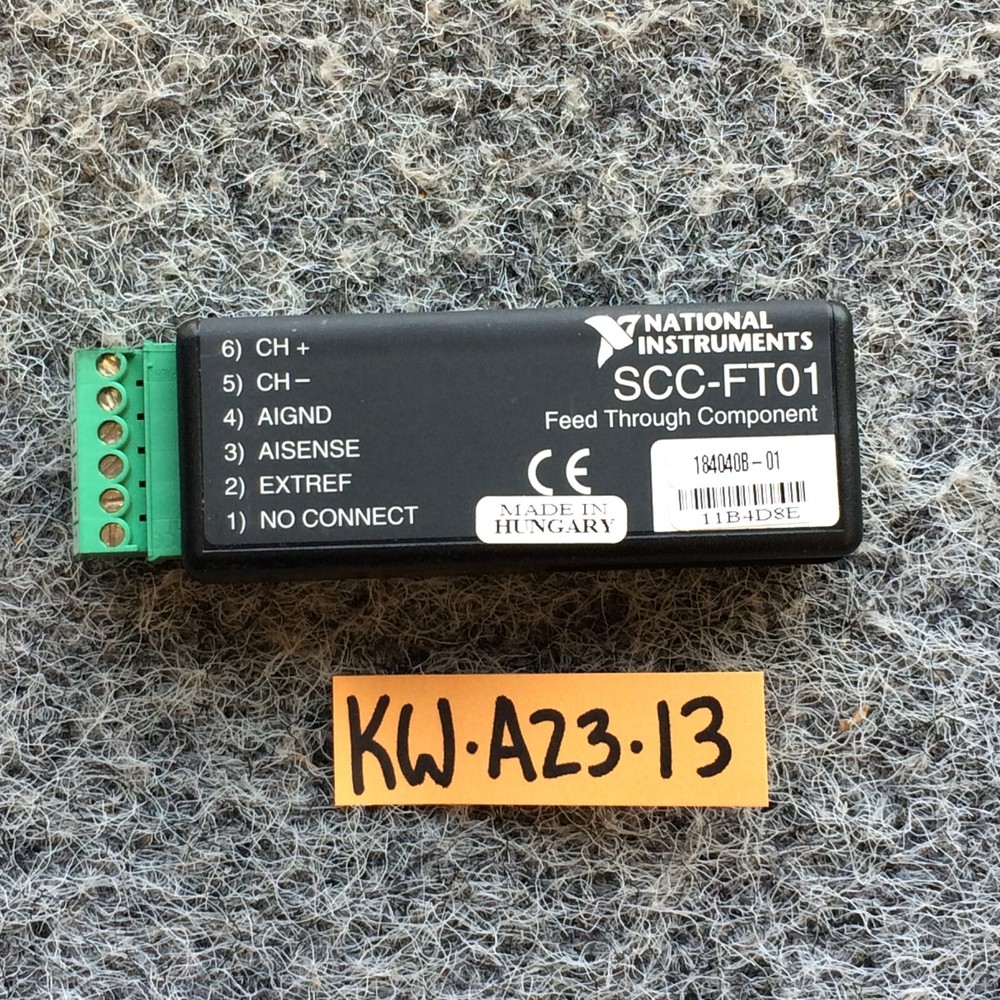 National Instruments NI SCC-FT01  Feed Through Component 184040B-01