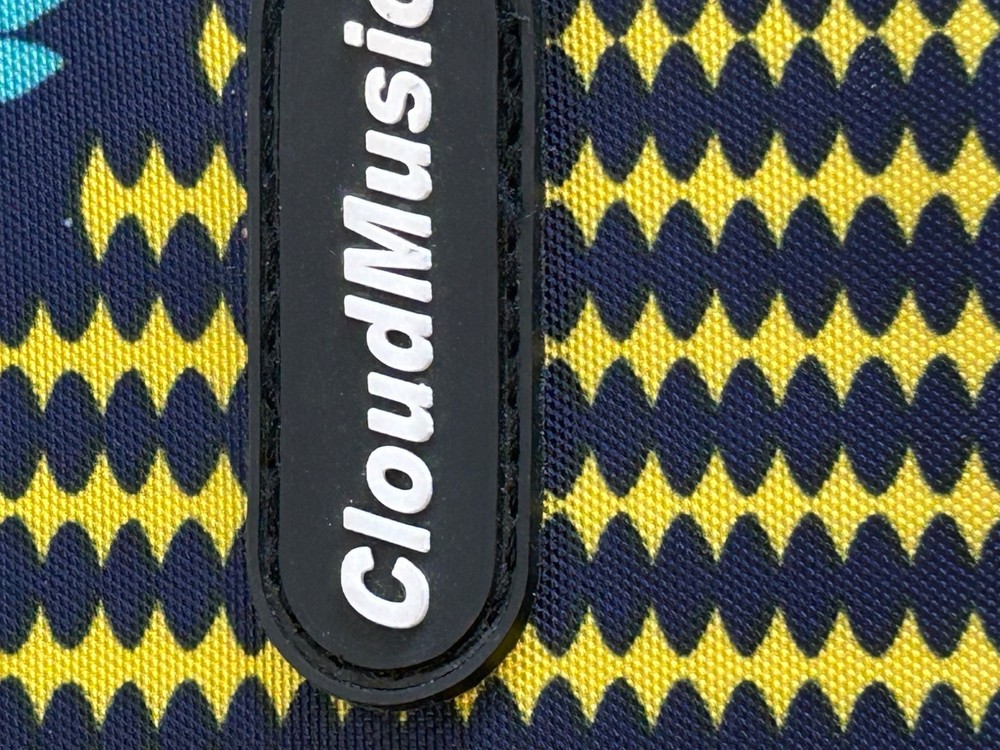 CLOUDMUSIC Ukulele Case 25" – Geometric with Backpack Straps – Lightweight