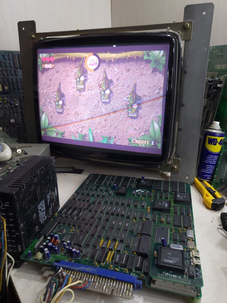 ZERO POİNT ARCADE PCB JAMMA TESTED WORKING