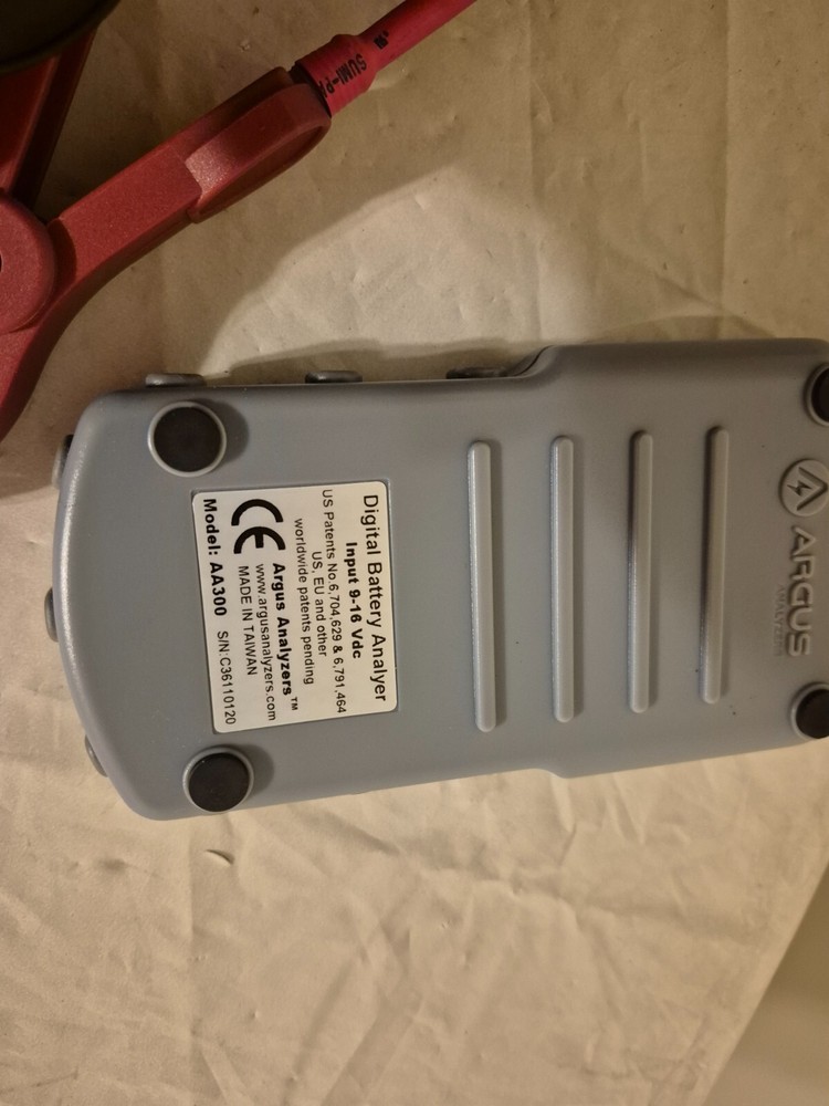 Digital Battery Analyzer Argus Analyzers AA300 with Case