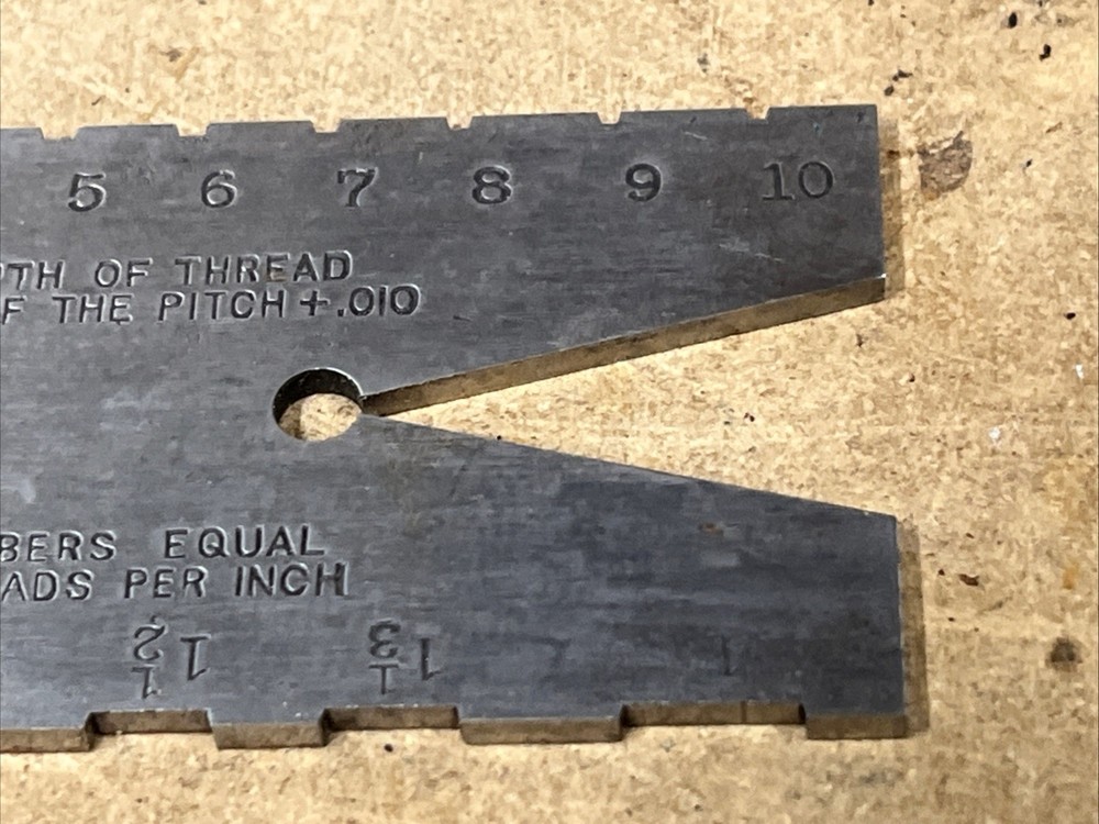 Starrett No. 284 Screw Thread Tool Gauge