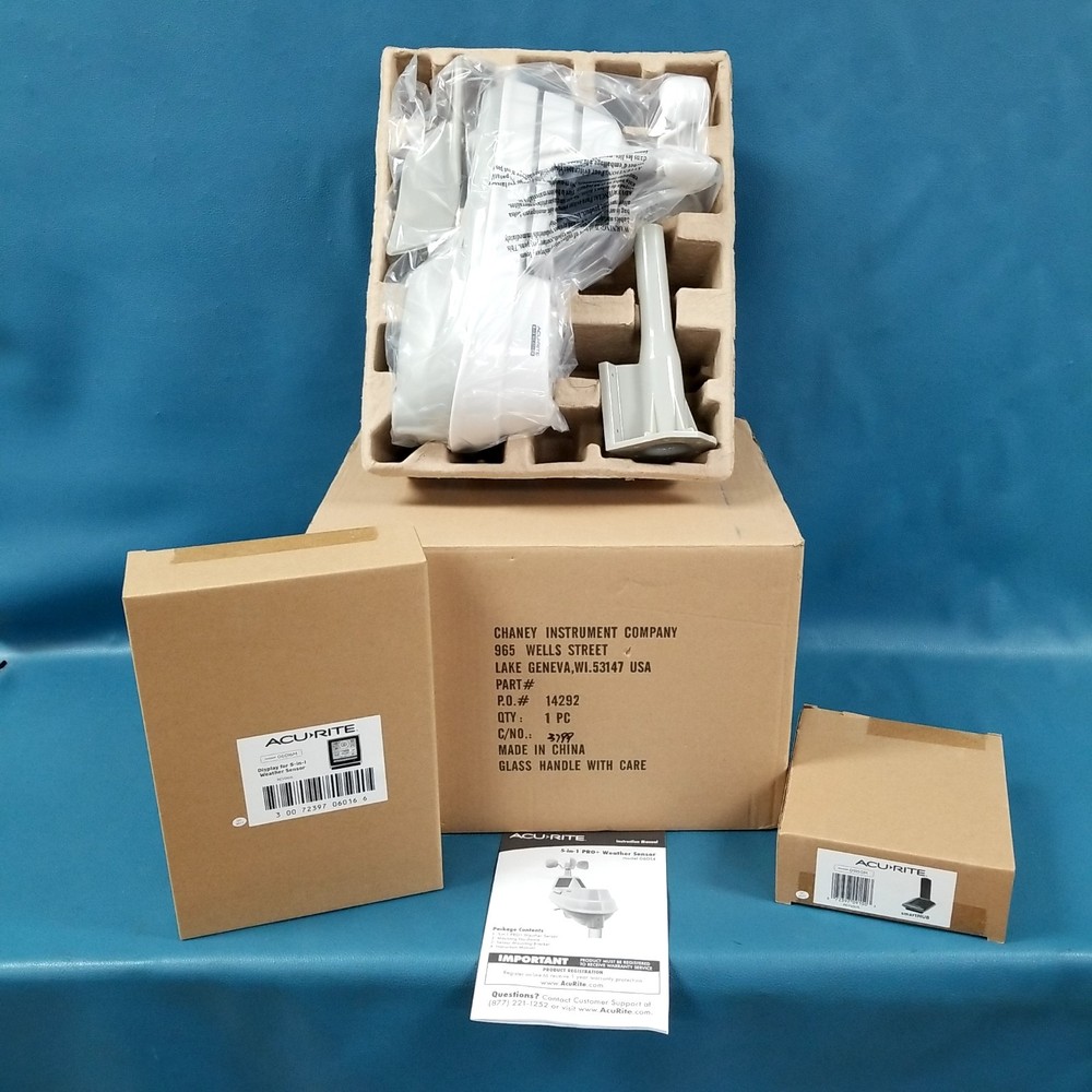 Acu-Rite 5 in 1 Pro Weather Sensor #06014 + Extras OPEN BOX