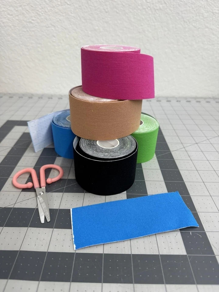 5 Roll Kinesiology Tape Athletic Muscle Support Sport Elastic Physio Therapeutic