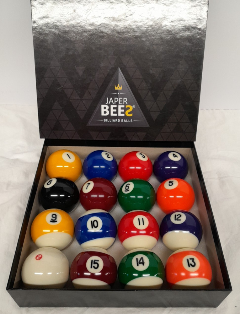 Japer Bees Billiard Balls Triangle, Master Billiard Chalk, Cue Bridge