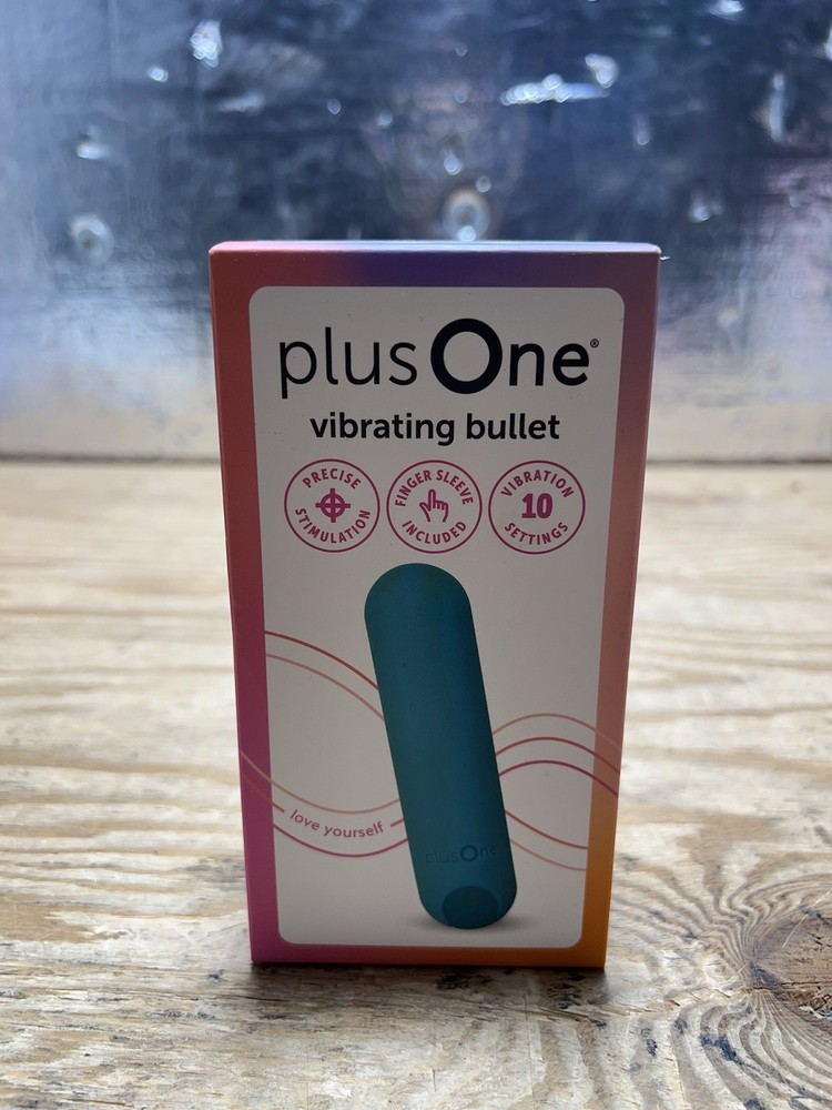 PlusOne Vibrating Bullet 10 Different Vibration Settings Sealed