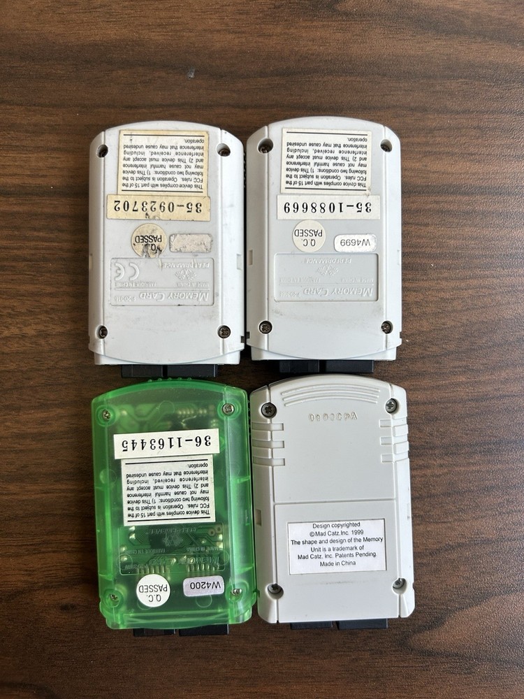 Sega Dreamcast Performance Mega Memory Cards- TESTED/WORKING (FAST SHIPPING)