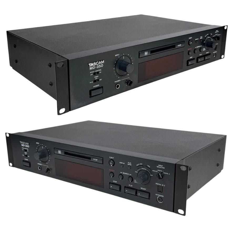 [REMOTE CONTROL] TASCAM MD-350 Minidisc Deck - Tested Working
