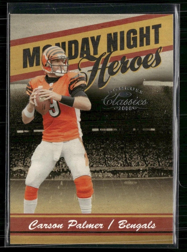 !!!      CARSON PALMER  CLASSICS  INSERT  FOOTBALL CARD #d/1000 $$