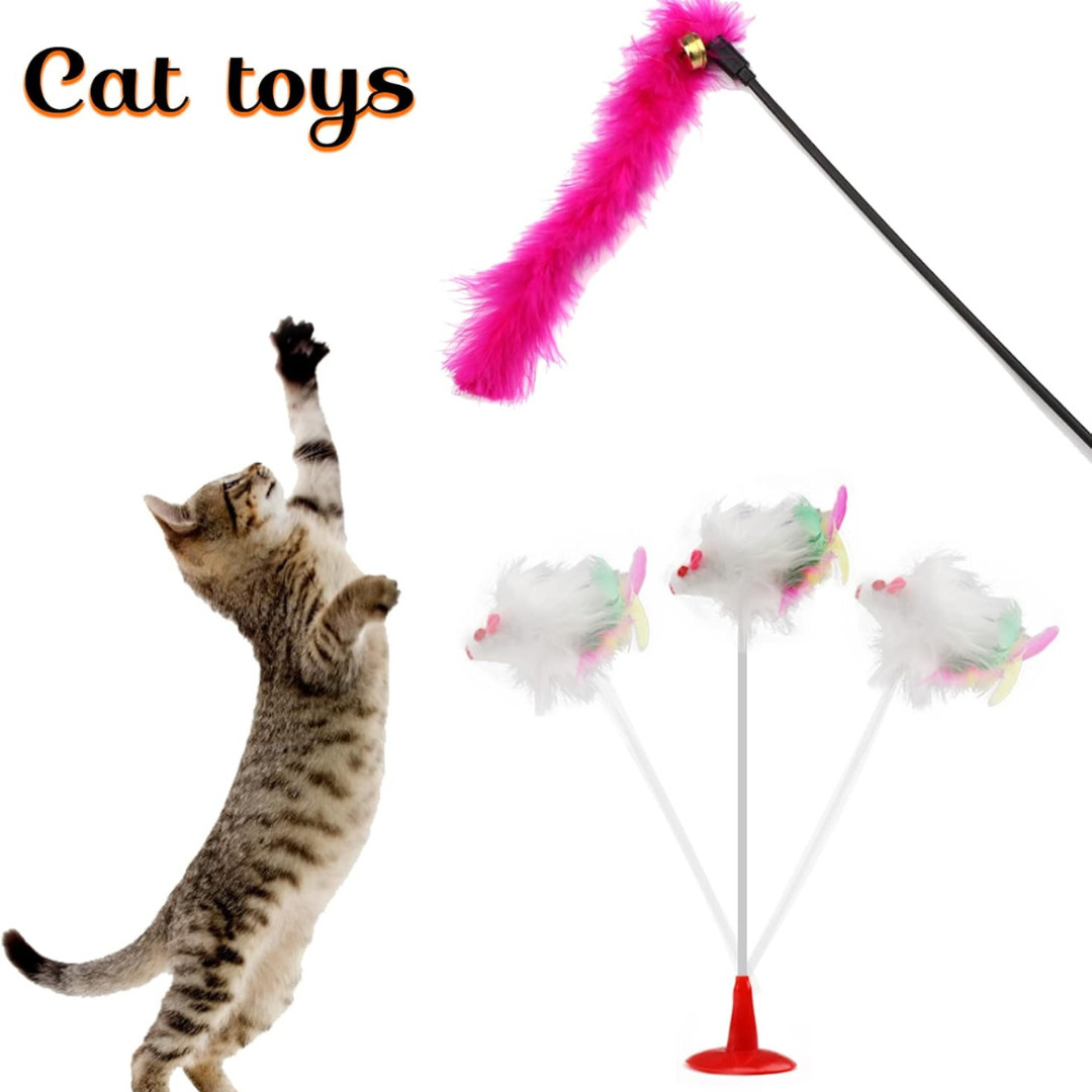 Cat Toys Kitten Toys Assortments 32 Packs Cat Toys Variety Pack for Kitty Cat