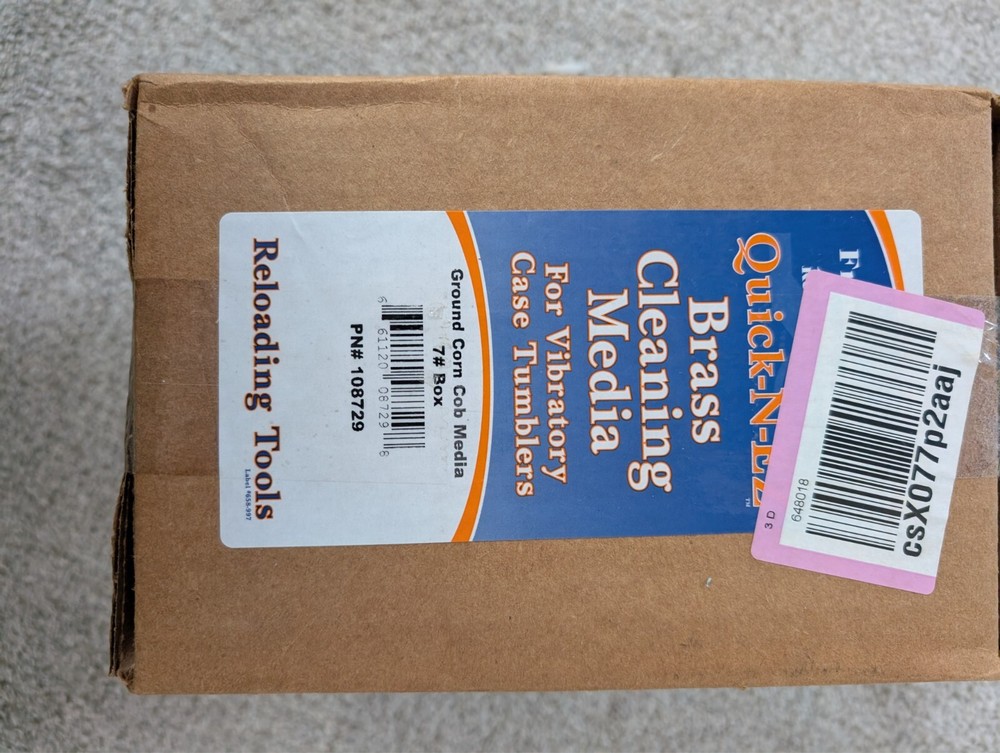 Quick-n-ez brass cleaning media