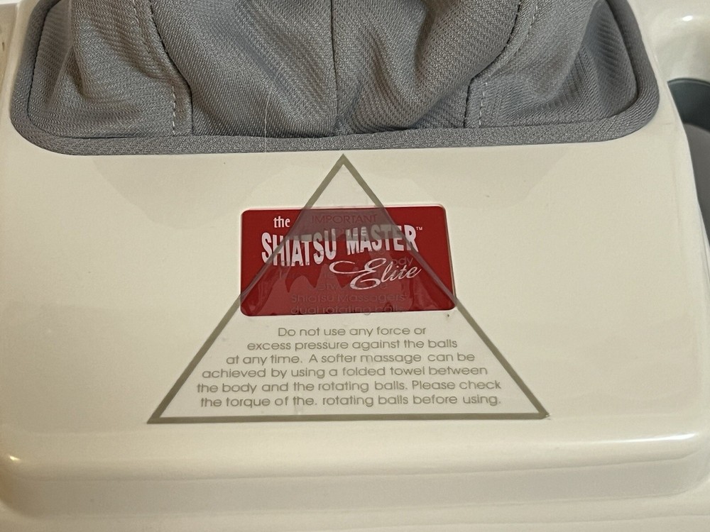 Shiatsu Master Elite Neck Back Massage Device