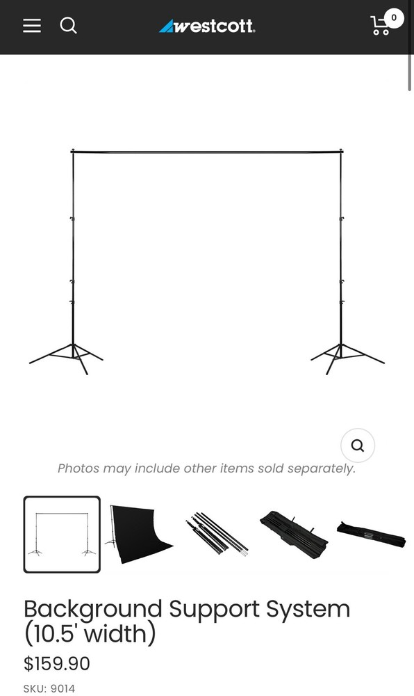Photography Background Support System (10.5' width) WESTCOTT