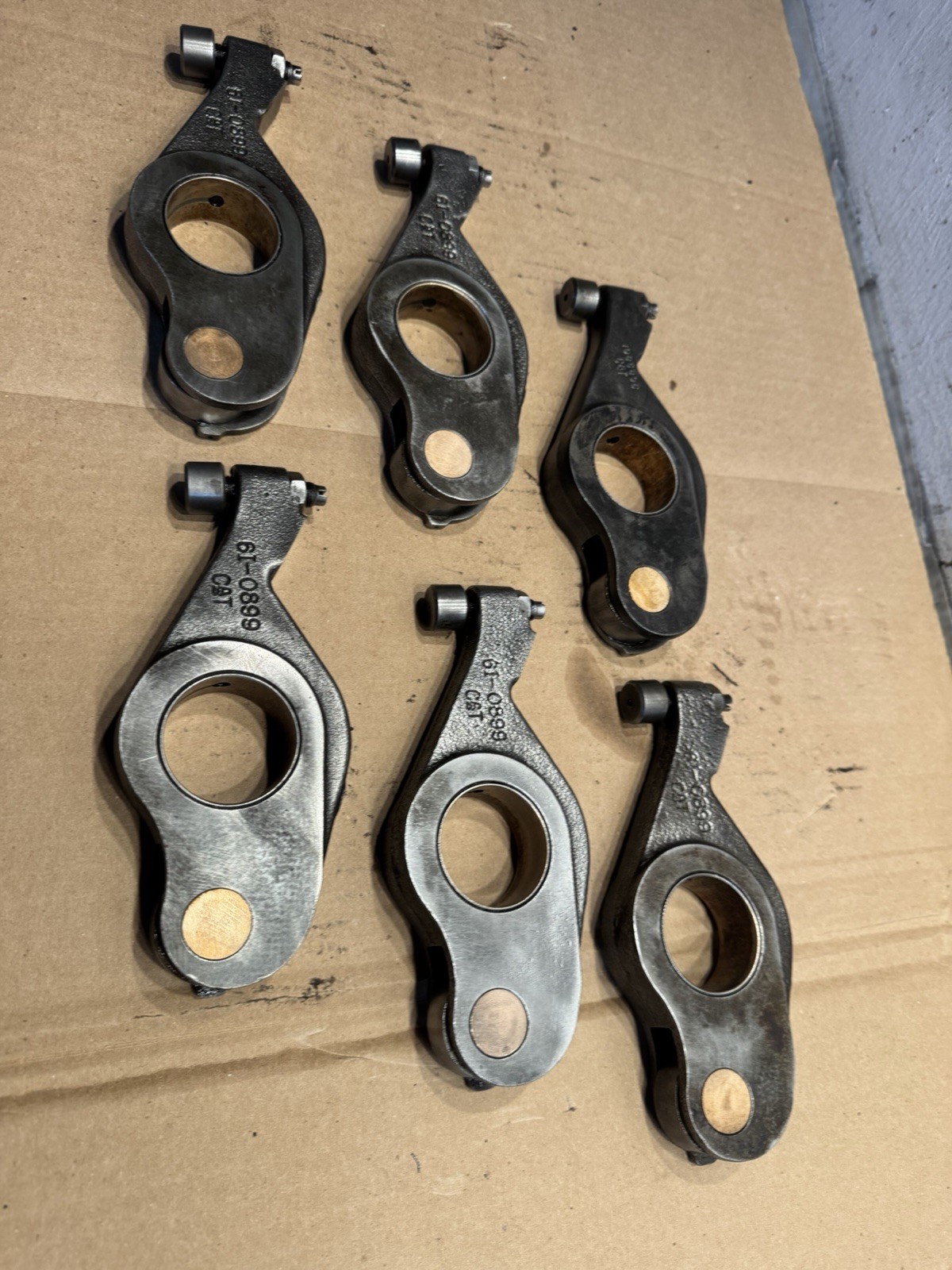 Set of 6 Caterpillar C15 Engine Valvetrain Rocker arm 6I0899 OEM 1085896