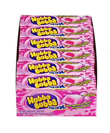 Hubba Bubba Max, Outrageous Original, 18 Count - {Imported from Canada}