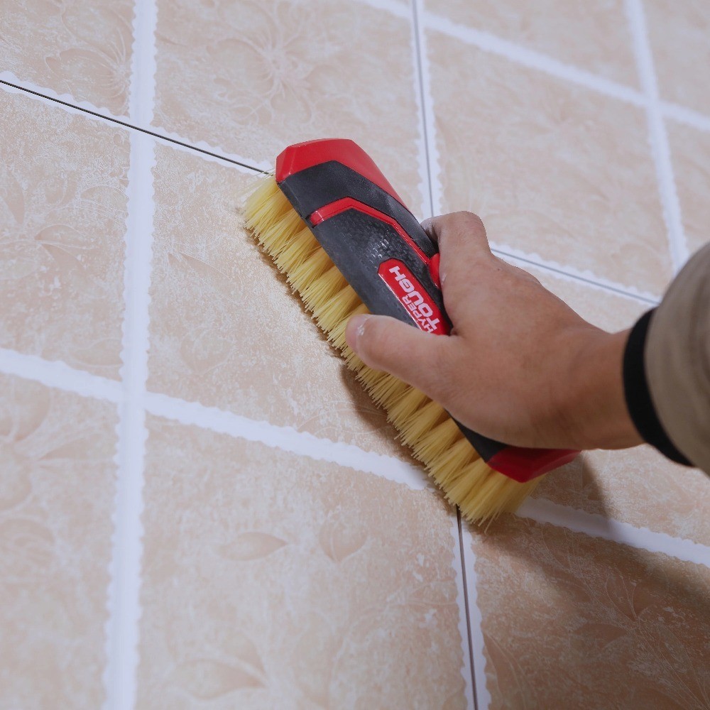 Scrub Brush with Threaded Pole Socket for Cleaning 2.8 Inch Head