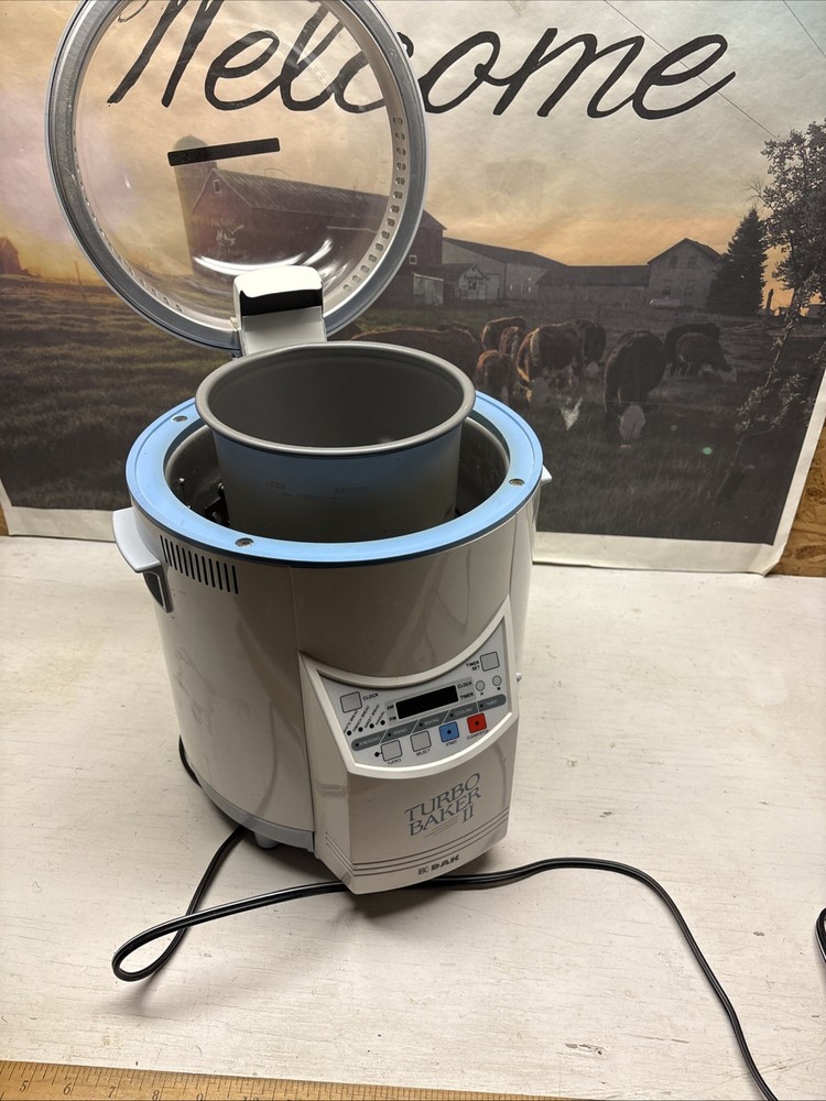 DAK Turbo Baker II FAB-2000 Bread Machine & Dough Maker - Tested & Working