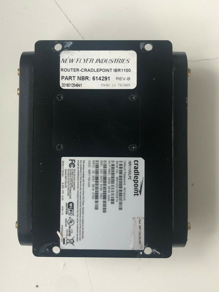 Cradlepoint (IBR1100LPE-GN) No Adapter