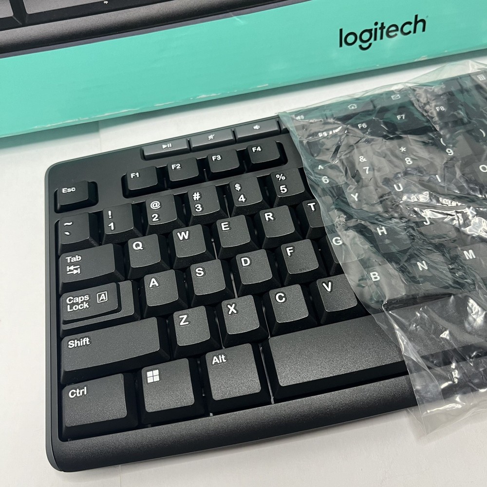 Logitech MK270 Wireless Keyboard and Mouse Combo Black USB Receiver - Open Box