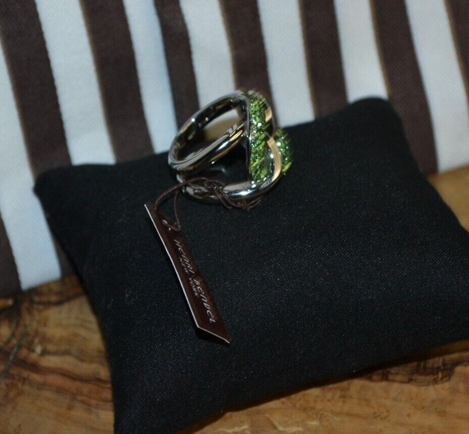Henri Bendel Pave Link Ring - You Pick Size