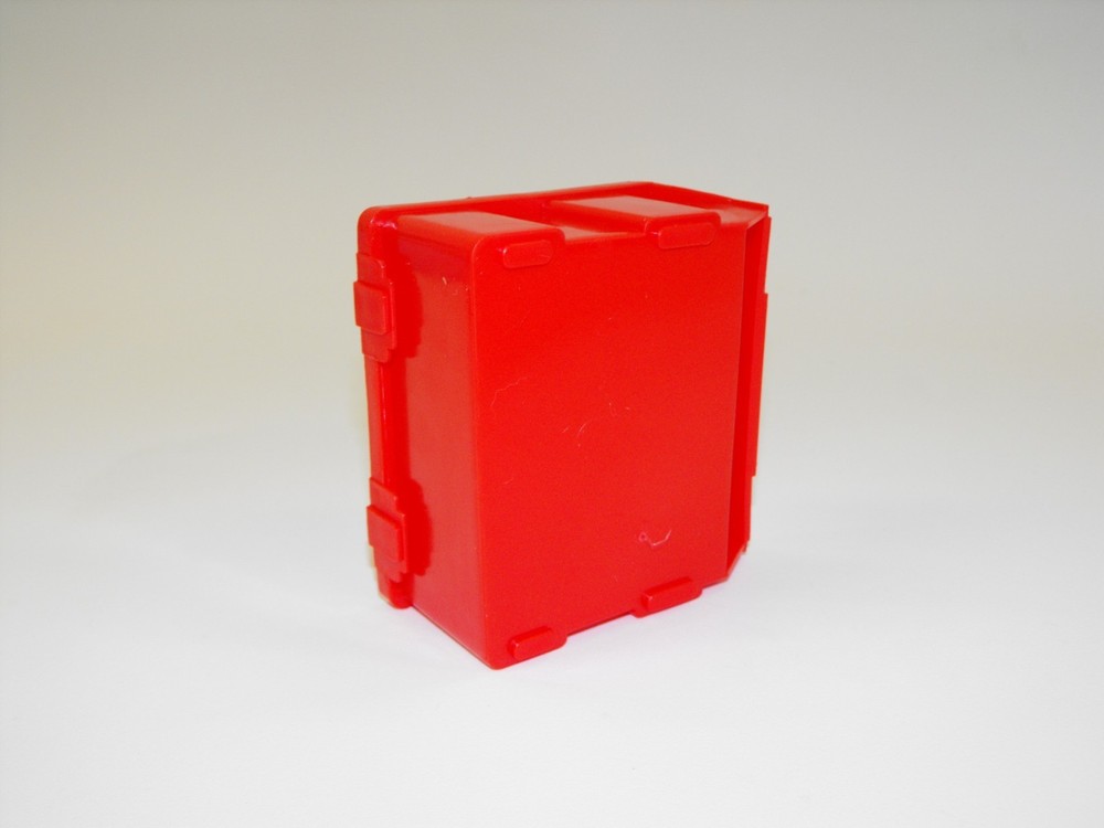 2 Harbor Freight Wall Mount Hanging Storage Bins Replacement Red Small Plastic