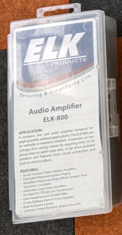 Elk ELK-800 Audio Amplifier