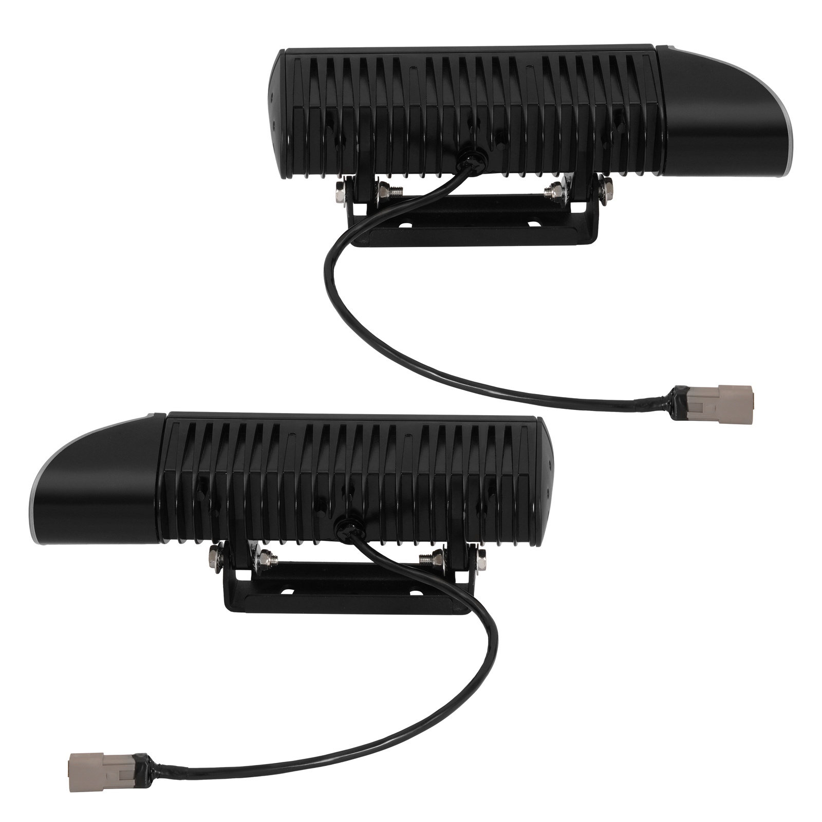 2PCS Universal Headlight Heated LED Plow Lights Replaces #1312100