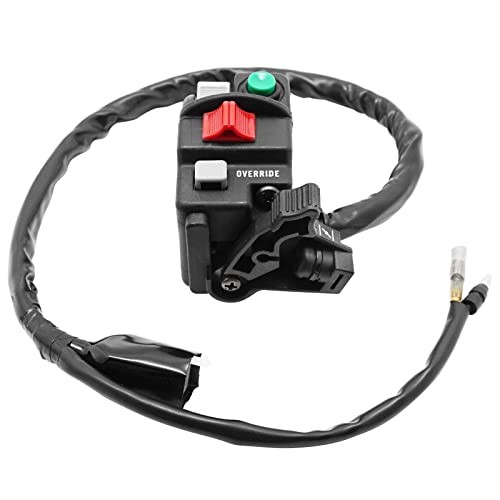 Handlebar Control Switch Button Start Stop Headlight Override for Kawasaki