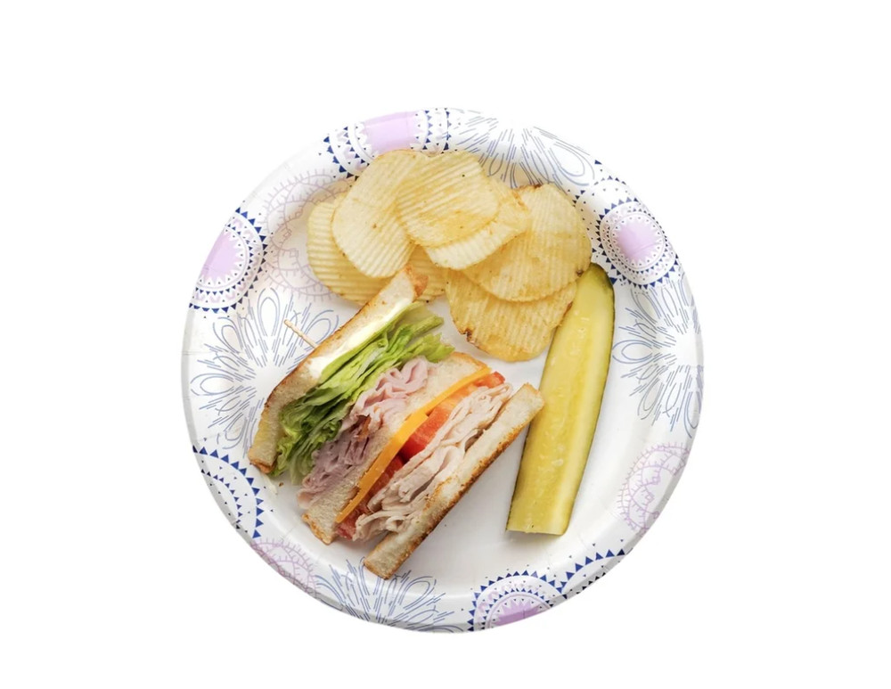 Great Value Disposable Paper Plates, 8.5", 200 Count