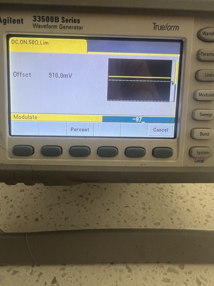 AGILENT KEYSIGHT 33500B TRUEFORM WAVEFORM GENERATOR