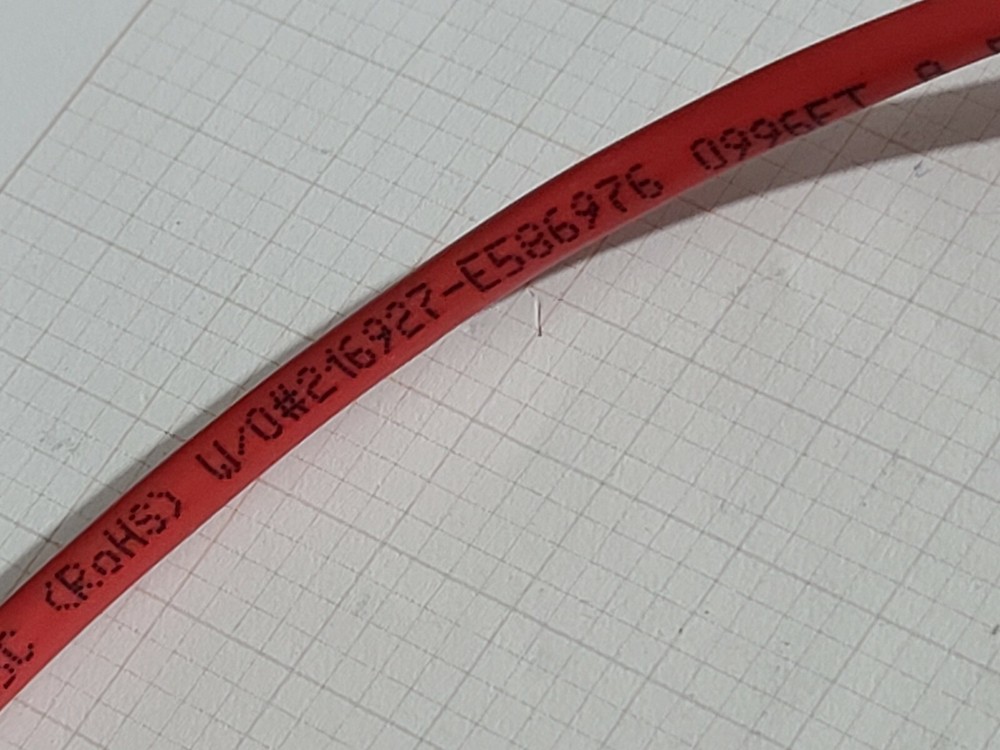 Honeywell Genesis 4609 14/4C Solid Shielded Plenum Fire Alarm Cable Red /50ft