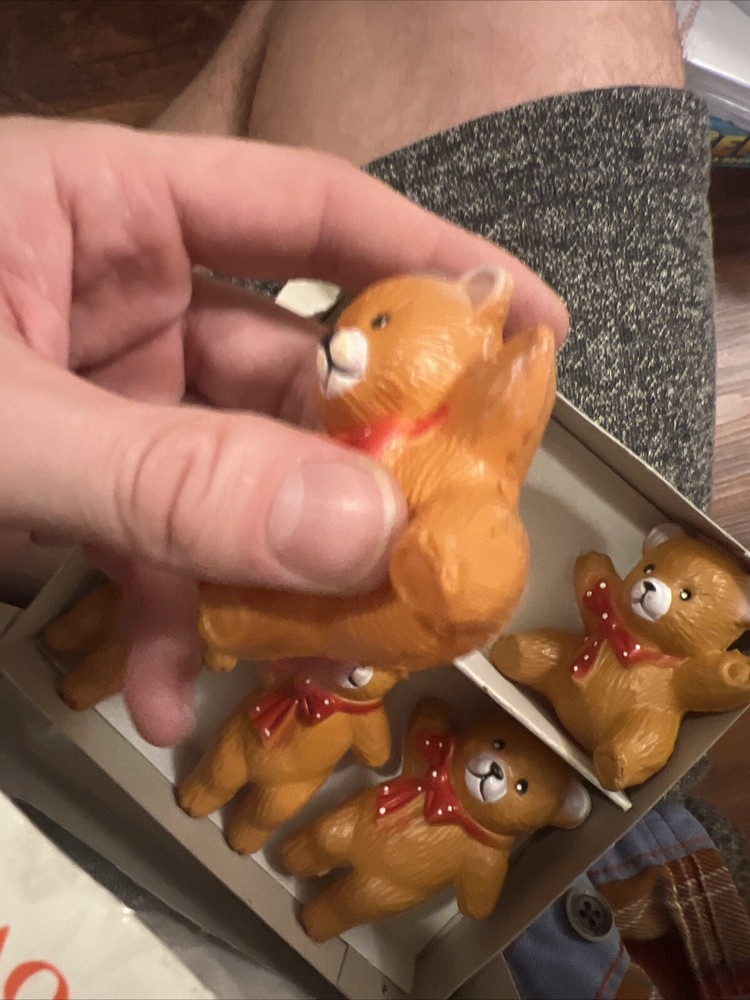 Current Inc Decorative Light Covers Bears Plastic 2” New Sealed Box -12 Covers-