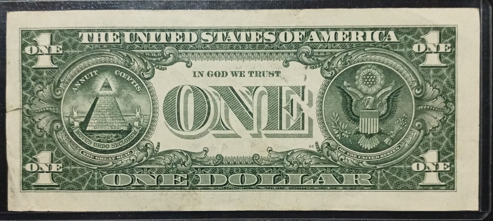 2017 $1 FRN **Super Radar**Ink Error Note!!!