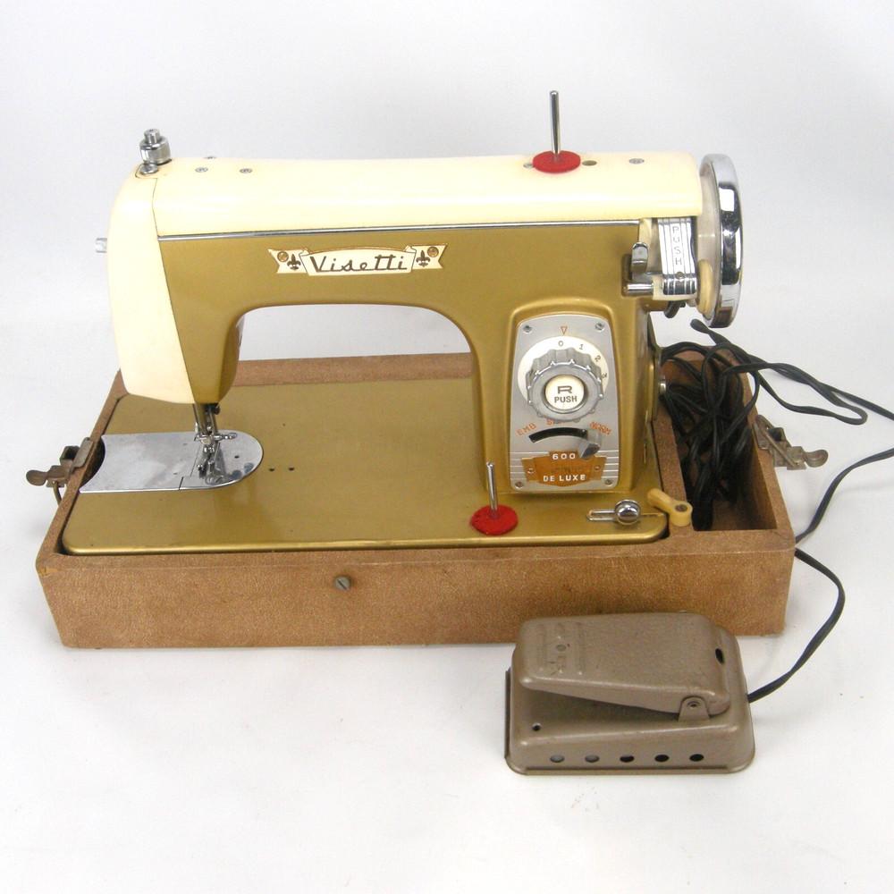 Visetti 600 Precision Push Button De Luxe Sewing Machine Pedal Case