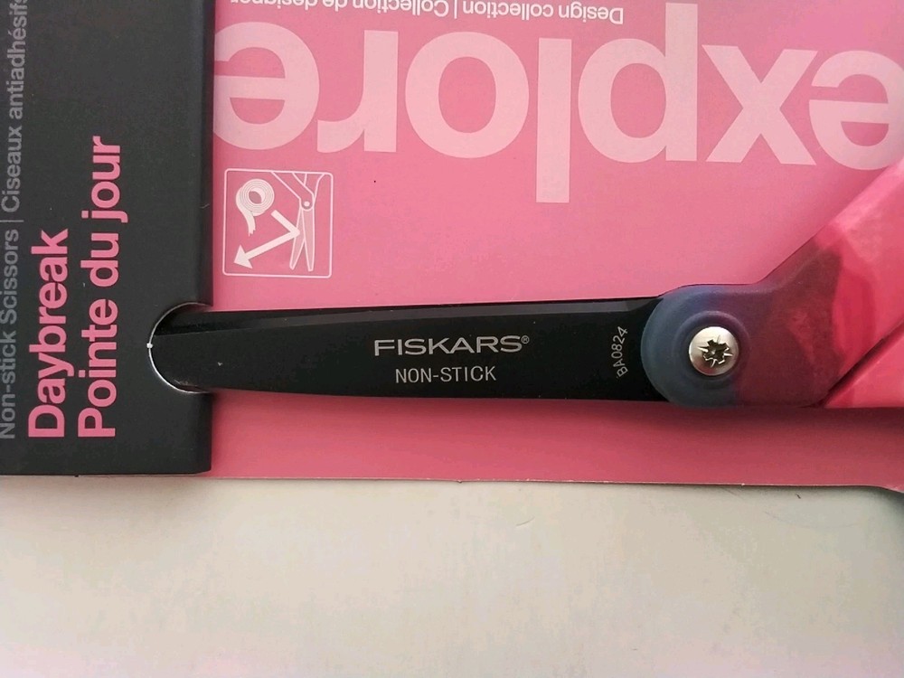 Fiskars - Daybreak 8" Non Stick Scissors Multi Color Handle