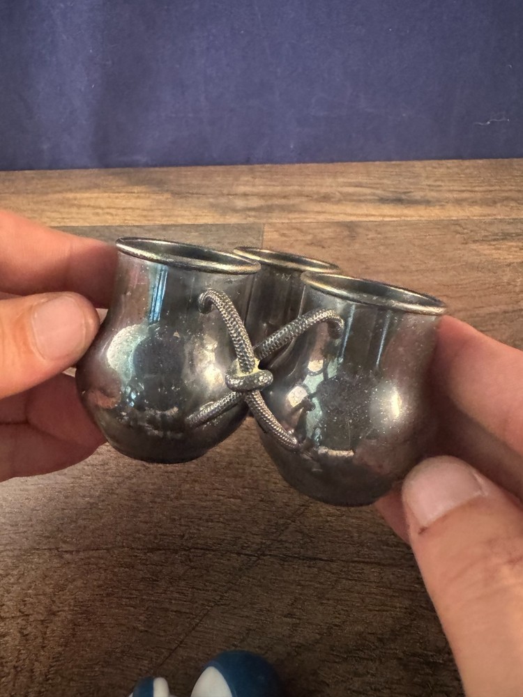 vintage Andover Hall silver plate EPNC 620 Triple Plate Bud Vase