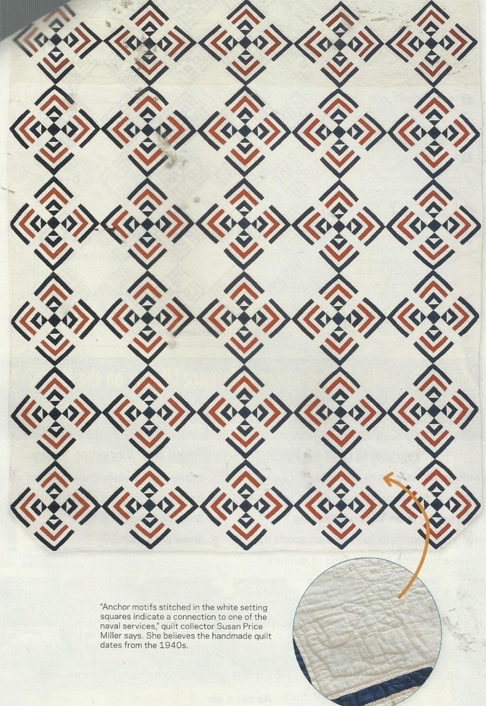 K0507 ANCHORS AWAY QUILT PATTERN/INSTRUCTIONS