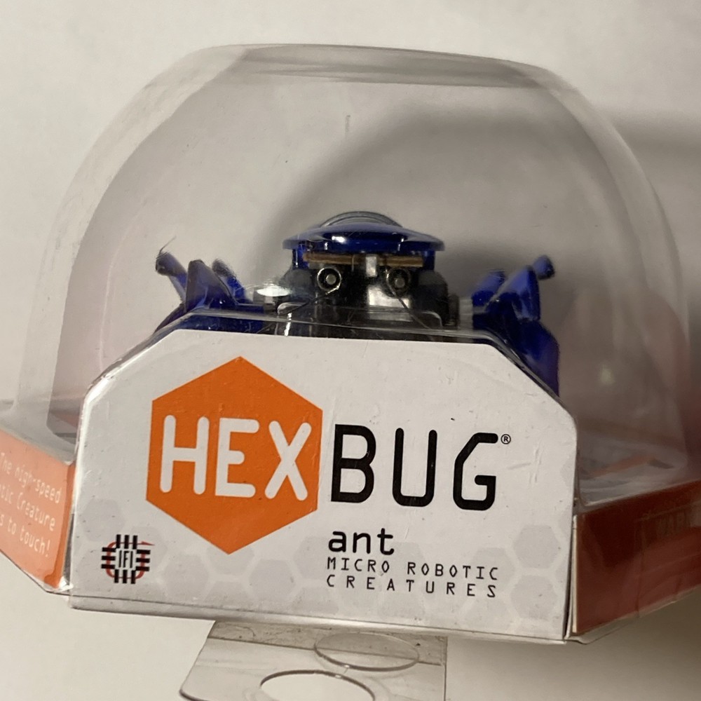 New in Sealed Box 🔥 HEXBUG ANT Micro Robotic Creatures BLUE Hex Bug