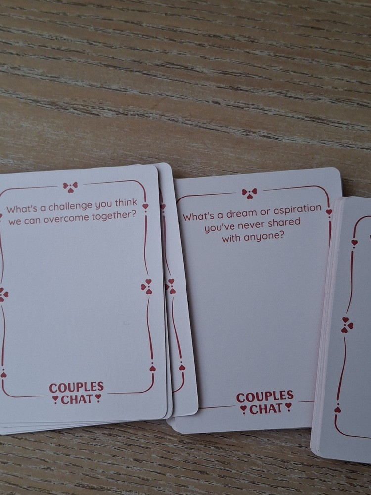Couples Chat Card Game, Relationships Theme, Age 18+ - LEARN ABOUT YOUR PARTBER