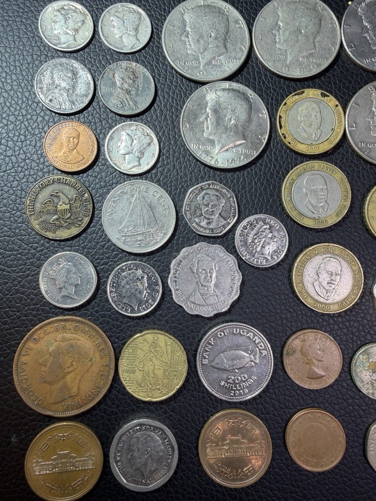 Set Of 49 Different Coins