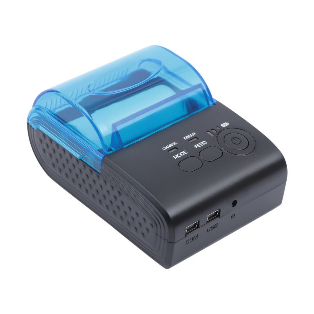 Portable Bluetooth Thermal Label Printer 90mm/S Wireless POS Receipt Handheld