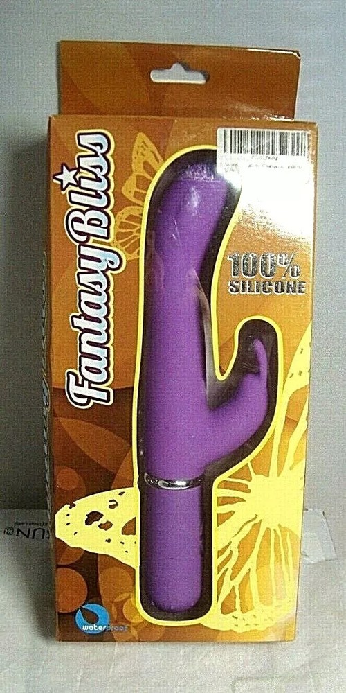 Fantasy Bliss Powerful Waterproof 10 Function Dual Stimulate Massager  (Purple)