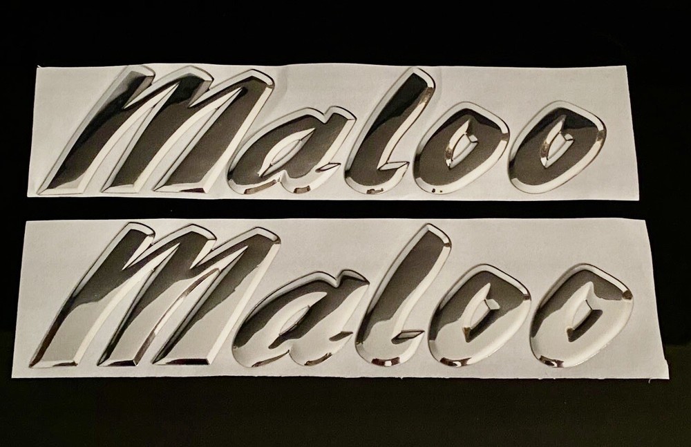 Maloo VU VY Chrome Badge HSV Maloo Chrome..