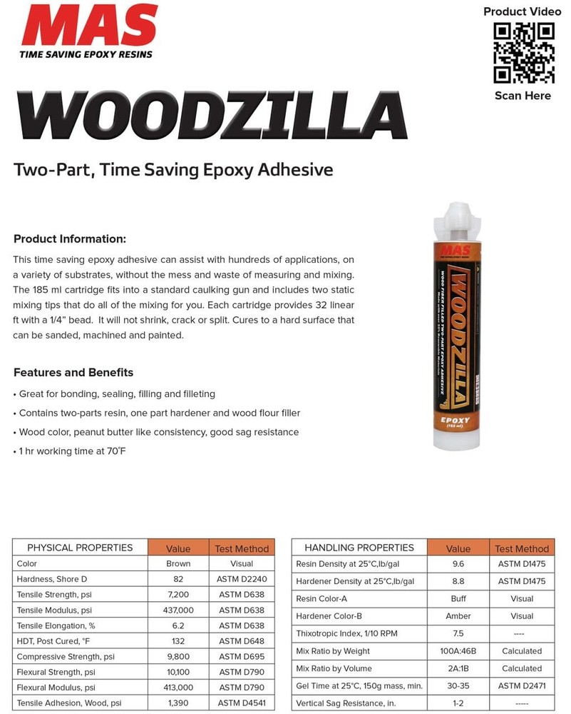 Epoxies Woodzilla, 185 ml, Versatile Wood-Colored Epoxy Paste Solution, Perfe...