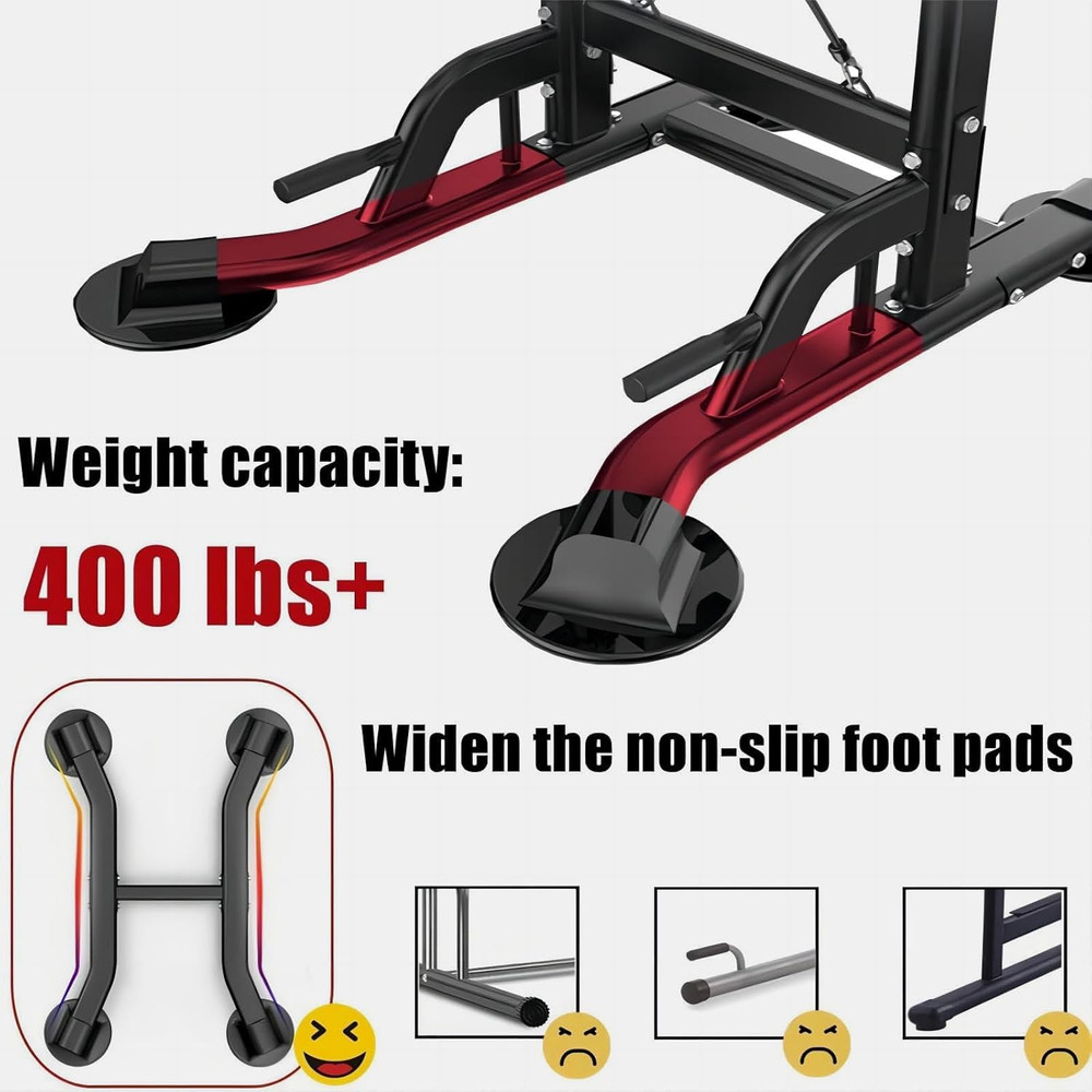 Power Tower Pull up Bar for Home Gym, Multi Functional Pull up Bar Stand Dip Bar
