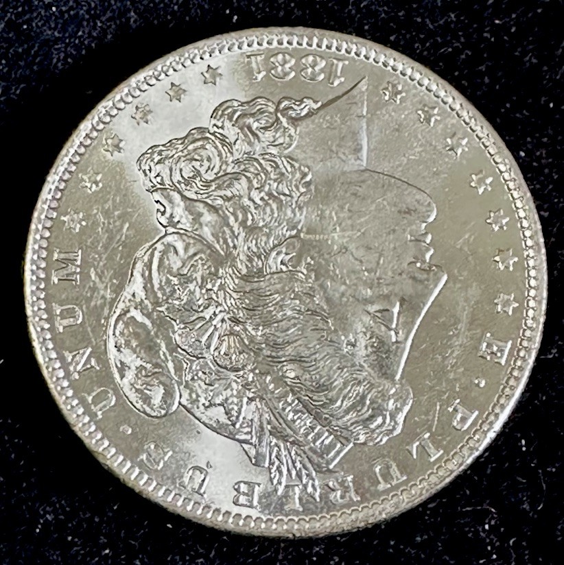 1881 O MORGAN DOLLAR BU